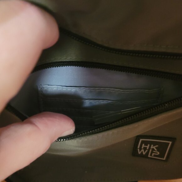 IHKWIP The Foldover Saddle Crossbody Military Olive Bag New & Never Used - Picture 7 of 11